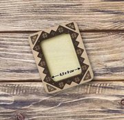 Magnetic Frame Geometric - 4.1 x 5.1 - Fits Mini Mill Hill, different perspective #1. Select this picture to zoom in