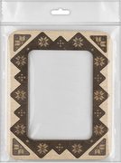 Magnetic Frame Geometric - 4.1 x 5.1 - Fits Mini Mill Hill, different perspective #3. Select this picture to zoom in