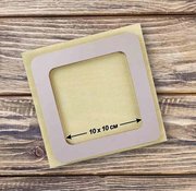 Magnetic Embroidery Frame Taupe - 5.5 x 5.5, different perspective #1. Select this picture to zoom in