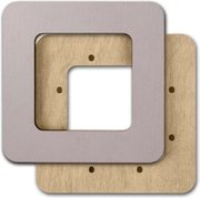 Magnetic Embroidery Frame Taupe - 3.9 x 3.9, different perspective #2. Select this picture to zoom in
