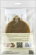 Bullfinches Christmas Ornament - Cross Stitch Kit, different perspective #3. Select this picture to zoom in