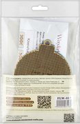 Penguin Christmas Ornament - Cross Stitch Kit, different perspective #3. Select this picture to zoom in