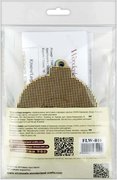 Polar Bears Christmas Ornament - Cross Stitch Kit, different perspective #3. Select this picture to zoom in