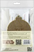 Reindeer Christmas Ornament - Cross Stitch Kit, different perspective #3. Select this picture to zoom in