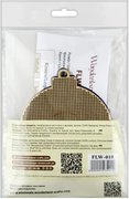 Squirrel Christmas Ornament - Cross Stitch Kit, different perspective #3. Select this picture to zoom in
