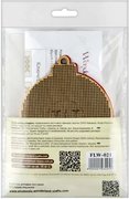 Ruby Pattern Christmas Ornament - Cross Stitch Kit, different perspective #3. Select this picture to zoom in