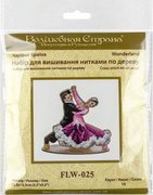 Waltz Dancers - Cross Stitch Kit, different perspective #2. Select this picture to zoom in