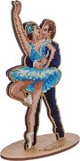 Ballet Dancers - Cross Stitch Kit, different perspective #1. Select this picture to zoom in