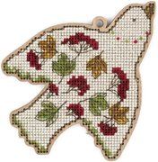 Free Bird - Rowan - Cross Stitch Kit, different perspective #1. Select this picture to zoom in