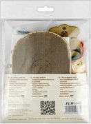 Snow Globe - Cream Edition - Chirstmas Cross Stitch Kit, different perspective #3. Select this picture to zoom in