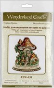 Mushroom House - Cross Stitch Kit, different perspective #2. Select this picture to zoom in
