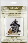 Halloween Husky - Cross Stitch Kit, different perspective #2. Select this picture to zoom in