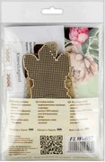 Halloween French Bulldog - Wooden Cross Stitch Kit, different perspective #3. Select this picture to zoom in