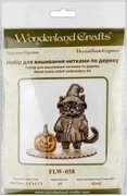 Halloween British Shorthair - Cross Stitch Kit, different perspective #2. Select this picture to zoom in