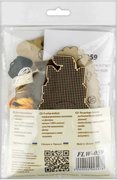 Halloween Siamese Cat - Cross Stitch Kit, different perspective #3. Select this picture to zoom in