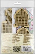Spring House 3D - Cross Stitch Kit, different perspective #3. Select this picture to zoom in