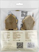 Summer House 3D - Cross Stitch Kit, different perspective #3. Select this picture to zoom in