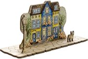 Colorful Facades - Cross Stitch Kit, different perspective #1. Select this picture to zoom in