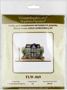 Colorful Facades - Cross Stitch Kit, different perspective #2. Select this picture to zoom in