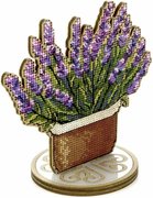 Lavender - Cross Stitch Kit, different perspective #1. Select this picture to zoom in