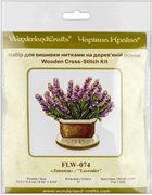 Lavender - Cross Stitch Kit, different perspective #2. Select this picture to zoom in