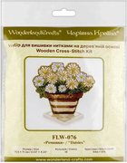 Daisies - Cross Stitch Kit, different perspective #2. Select this picture to zoom in