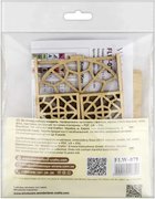 Quiet Beyond the Curtains - Cross Stitch Kit, different perspective #3. Select this picture to zoom in