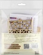 Festive Windowsill - Cross Stitch Kit, different perspective #3. Select this picture to zoom in