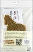 Mountain Steed Christmas Ornament - Cross Stitch Kit, different perspective #3. Select this picture to zoom in