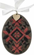 Easter Egg - 104 - Cross Stitch Kit, different perspective #1. Select this picture to zoom in