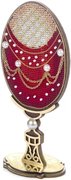 Festive Easter Egg - Cross Stitch Kit, different perspective #1. Select this picture to zoom in