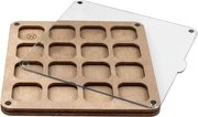 Square Bead Organizer Box With Clear Lid, different perspective #1. Select this picture to zoom in