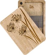 Dandelions - Magnetic Rectangular Needle Case , different perspective #1. Select this picture to zoom in