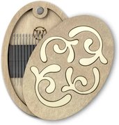 Golden Arabesque - Magnetic Oval Needle Case , different perspective #1. Select this picture to zoom in