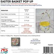 Easter Basket Pop Up - Sewing Pattern