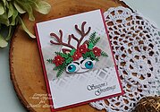 Reindeer Features - Christmas Frantic Stamper Craft Die