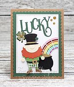 Stained Glass Rainbow - Frantic Stamper Craft Die