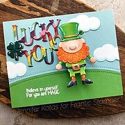 Happy Leprechaun - St Patricks Day Craft Die