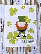 Happy Leprechaun - St Patricks Day Craft Die