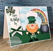 Happy Leprechaun - St Patricks Day Craft Die