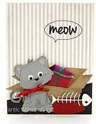 Cute Cat in a Box - Craft Die