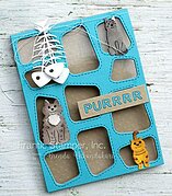 Reverse Cut Kitty Words - Craft Die
