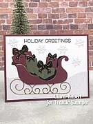 Santa's Sleigh - Christmas Craft Die
