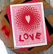 Tile Pattern Card Panel - Frantic Stamper Precision Die