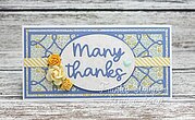 Mini-Slim Oval Frame Panel - Craft Die