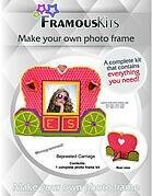 Bejewelled Carriage Photo Frame - Framous Plastic Canvas Kit