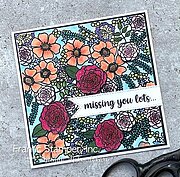 Florals And Greetings - Clear Stamp Set