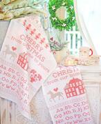 Christmas Stitched Tea Towel
