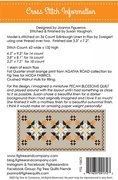 Pecan Blossoms - Cross Stitch  Pattern, different perspective #1. Select this picture to zoom in
