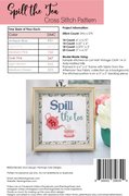 Spill the Tea - Cross Stitch Pattern
